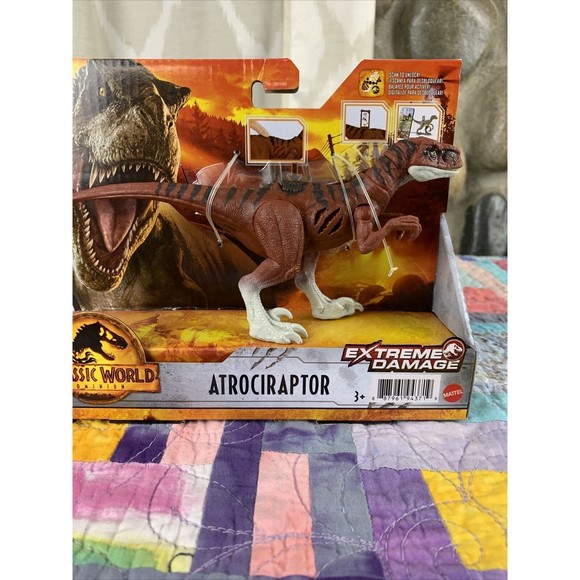 2021 Jurassic World Dominion Extreme Damage Atrociraptor Dino Action Figure NEW! - Picture 2 of 5
